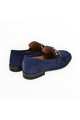 Mocassino donna in camoscio colore blu. BIBI LOU- | 572Z30-MARINO